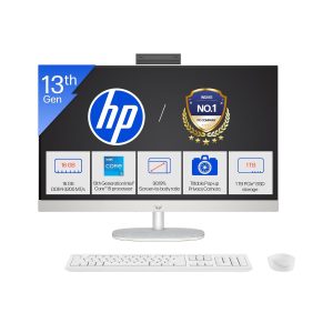 HP All-in-One, 13th Gen Intel Core i5-1334U (16GB DDR4, 1TB SSD) IPS, Three-Sided, Micro-Edge, Anti-Glare, FHD, 27''(68.6 cm), Win 11 Home, Office 24, 6.72kg, FHD Camera, 27-cr0417in/cr0421in