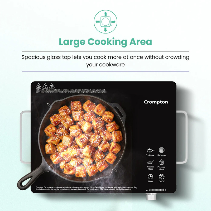 Crompton Induction Stove Infrared Cook Top InstaServe 2000W